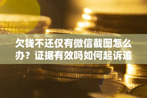 济南欠钱不还仅有微信截图怎么办？证据有效吗如何起诉追回欠款？