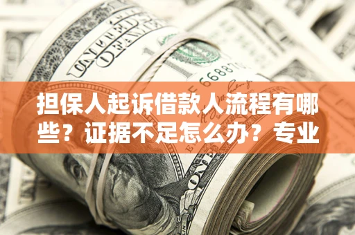 济南担保人起诉借款人流程有哪些？证据不足怎么办？专业律师解答
