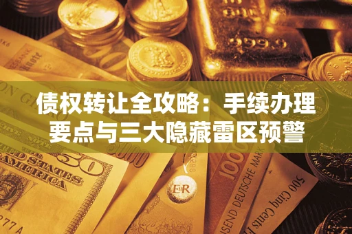 济南债权转让全攻略：手续办理要点与三大隐藏雷区预警