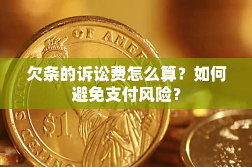 济南欠条的诉讼费怎么算？如何避免支付风险？